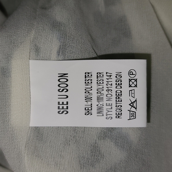 See U Soon Green and Blue Patterned Maxi Dress NWT - Picture 11 of 11